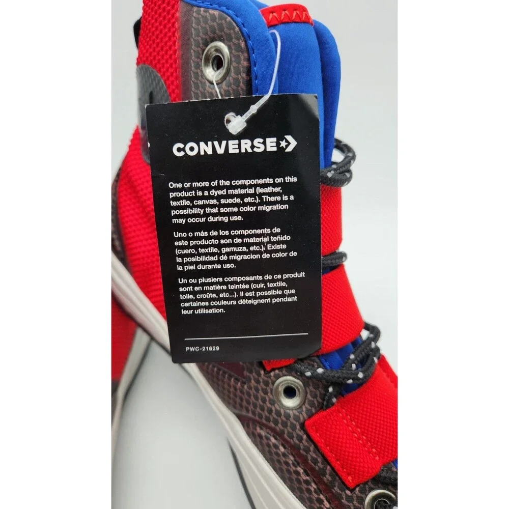 Converse Big Kid Chuck 70 Tech Hiker Hi Red/Blue/Black Size 6Y 262285C NWOT/box.